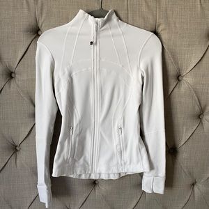 White Lululemon Define Jacket